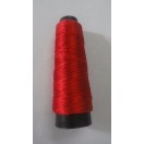 DARK RED - 175+ Yards Viscose Rayon Art Silk Thread Yarn - Embroidery Crochet Knitting Lace Trim Jewelry